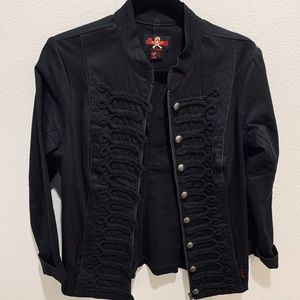 Royal Bones “marching band” black jacket - size LG